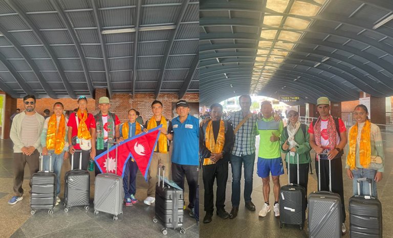 एसिया ट्रेल मास्टर च्याम्पियनसिपको फाइनल खेल्न नेपाली टोली भियतनाम प्रस्थान