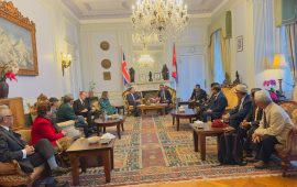 लन्डनमा भूतपूर्व गोर्खा प्रतिनिधिसँग बेलायती भेट्रानमन्त्रीको साढे २ घण्टा छलफल