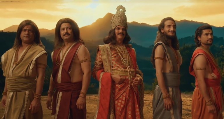 ‘पाँच पाण्डव’ को पहिलो गीत : हरिवंश स्वर्गबाट पृथ्वीलोकमा !