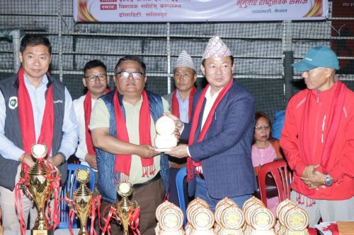 मैनावती फुटबल क्लबले उचाल्यो सुनुवार राष्ट्रसेवक कपको उपाधि