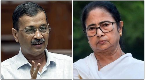 ममता बनर्जी र अरविन्द केजरीवाल दिल्ली प्रहरीद्वारा गिरफ्तार
