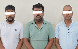 यात्रुलाई हैरानी दिएको आरोपमा ३ जना पक्राउ