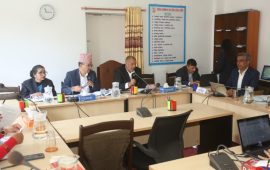प्राकृतिक विपद् सम्बन्धी दुई संसदीय समितिको अलग–अलग बैठक