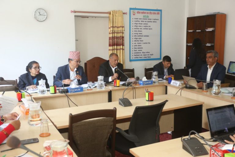 प्राकृतिक विपद् सम्बन्धी दुई संसदीय समितिको अलग–अलग बैठक आज