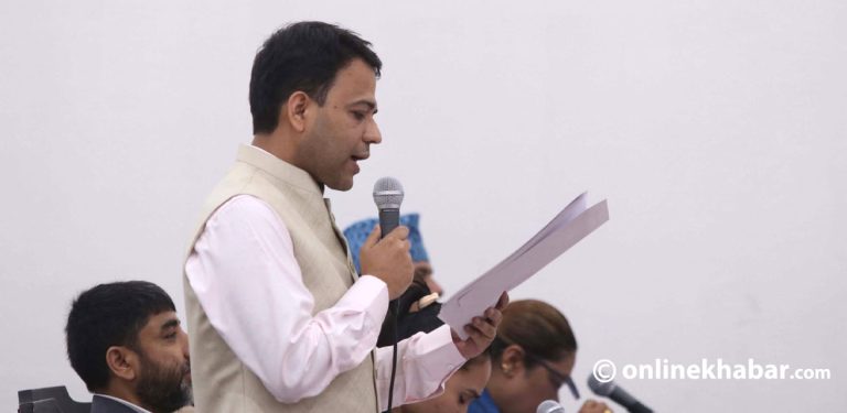महाभारतको प्रसंग कोट्याउँदै रास्वपा महामन्त्री भन्छन्– सांसदको विवेक सत्ताको बन्धक बन्दैन