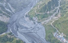 बूढीगण्डकी बाढी : टाइम्स इनर्जीका भवन बगे, १८ कर्मचारीले भागेर ज्यान जोगाए