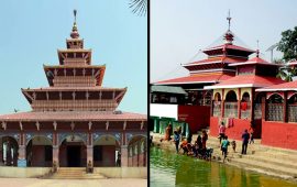 ‎सप्तरीका दुई शक्तिपीठमा नेपाली सेनाले पुष्पवृष्टि गर्ने