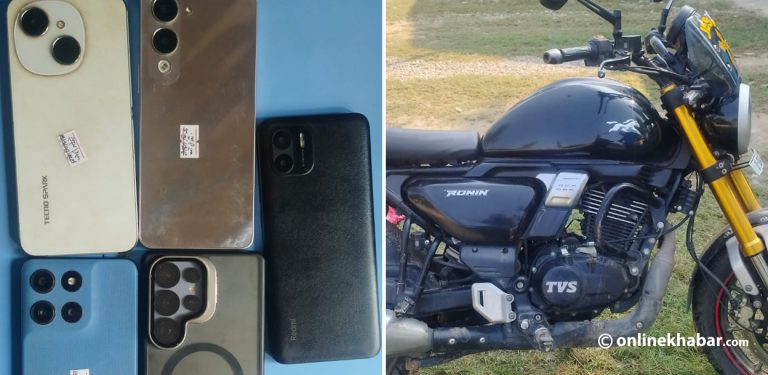 कैलालीमा मोबाइल र मोटरसाइकल चोरीमा संलग्न ५ जना पक्राउ