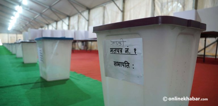 कांग्रेसको मतदान : लाग्नसक्छ एकै जनालाई आधा घण्टा समय