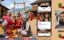 दशैं सामाजिक सञ्जाल : खुसी बाँड्ने कि प्रतिष्ठाको प्रतिस्पर्धा गर्ने ?
