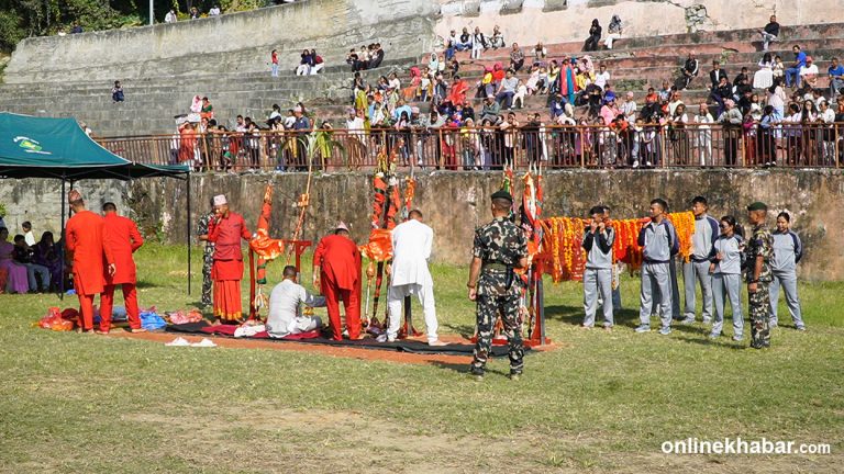 धनकुटामा पनि गरियो फूलपाती बढाइँ