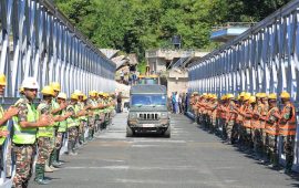 बेत्रावतीको फलाकु खोलामा बनेको एक्रो ब्रिज सञ्चालनमा