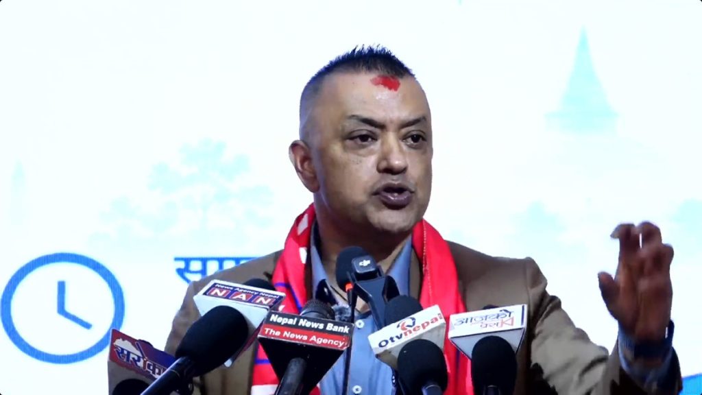 पार्टीका नियमित कामबाट अलग भएर समुन्नति अभियानमा लाग्छु : गगन थापा