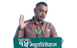 पार्टीमा सबैभन्दा बलियो सभापति बन्नु हुँदैन : गगन थापा