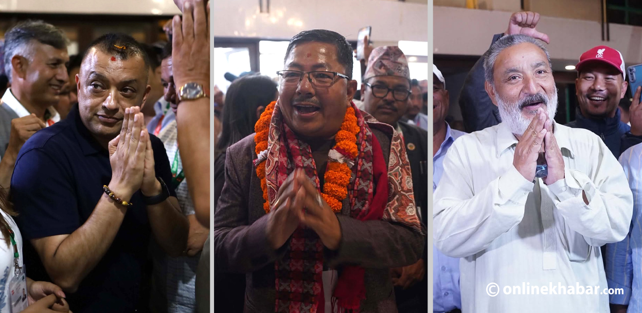 कांग्रेस सभापतिमा तीन जनाको उम्मेदवारी