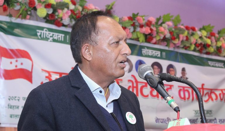 कांग्रेस उपसभापतिमा उम्मेदवारी दिने गोविन्द भट्टराईको घोषणा