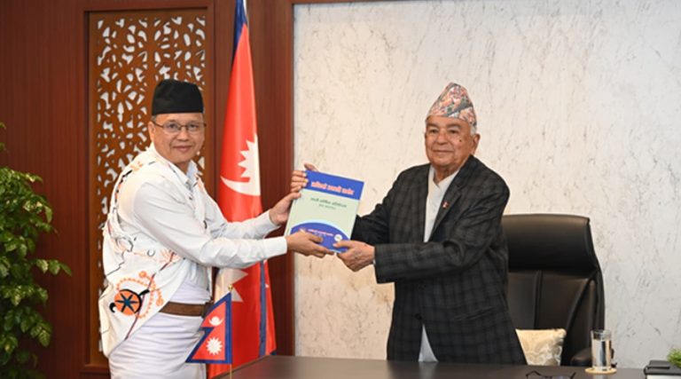 राष्ट्रपति समक्ष जनजाति आयोगको वार्षिक प्रतिवेदन पेस