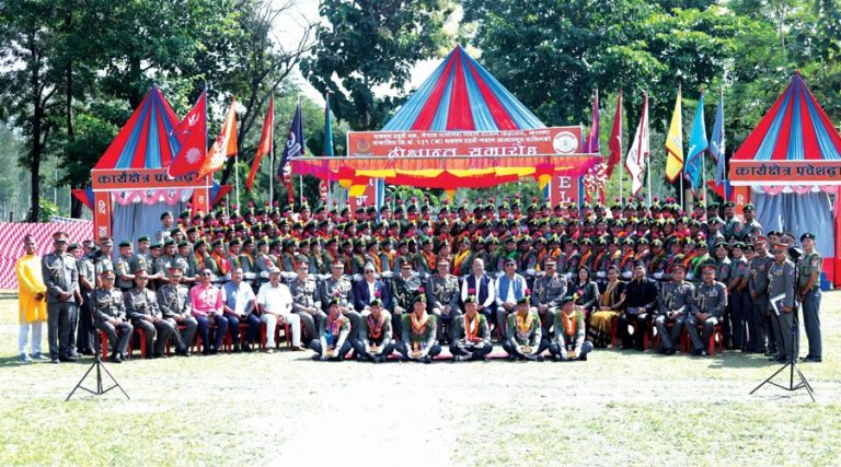 एक हजार २९६ जना सशस्त्र प्रहरी जवान दीक्षित