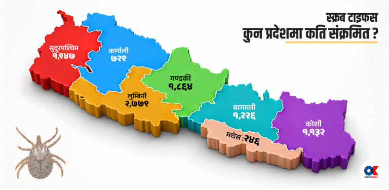 किर्नाले टोकेर १० हजार बढी संक्रमित, ७ जनाको मृत्यु