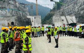 तनहुँ जलविद्युत् आयोजनामा गरियो विपद् पूर्वतयारी र प्रतिकार्य क्षमता अभिवृद्धि अभ्यास