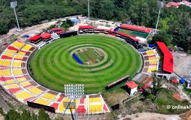 एनपीएलका लागि सिंगारिएको त्रिवि क्रिकेट मैदान (तस्वीरहरू)