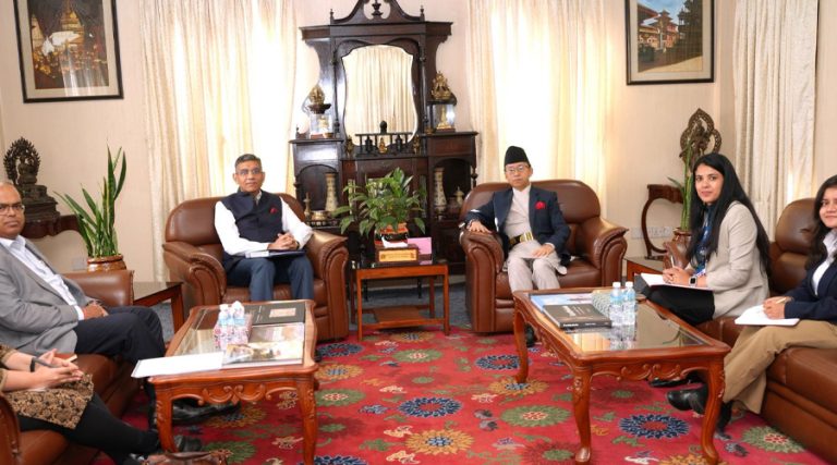 परराष्ट्र सचिव राई र भारतीय विदेश मन्त्रालयका अतिरिक्त सचिवबीच भेटवार्ता
