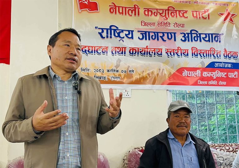 राष्ट्रिय जागरण अभियानबाट स्थानीय तह निर्वाचनको तयारी गर्छौं : वर्षमान पुन