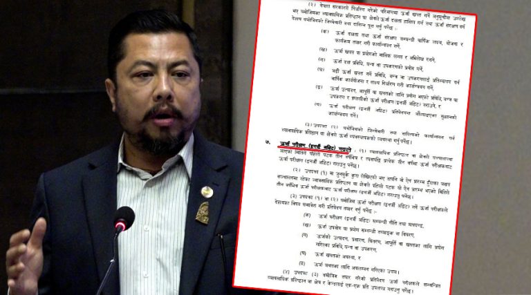 व्यावसायिक प्रतिष्ठान तथा क्षेत्रले अनिवार्य रूपमा इनर्जी अडिट गर्नुपर्ने प्रस्ताव