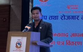 युवालाई मेहनत गर भनेर पुग्दैन, सरकारले वातावरण बनाइदिनुपर्छ : सभापति चौधरी