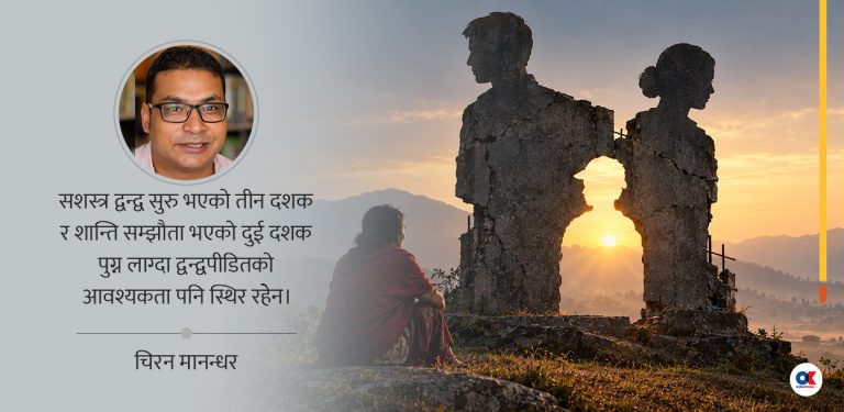 माओवादी सशस्त्र द्वन्द्वपीडितको बदलिँदो आवश्यकता