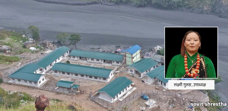 चुमनुब्रीकी उपाध्यक्ष गुरुङ भन्छिन्- भोटेकोशीको झल्को दिनेगरी बाढी आएको छ