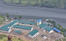 गोरखाको चुमनुब्रीमा आकस्मिक बाढी, खोला थुनिएको आशंका