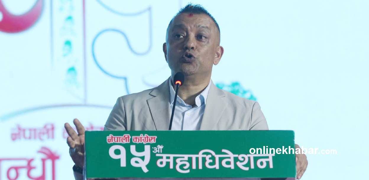 पार्टीमा सभापतिको जति हक हुन्छ, भुइँमा बस्ने कार्यकर्ताको पनि त्यति नै हुन्छ : गगन थापा