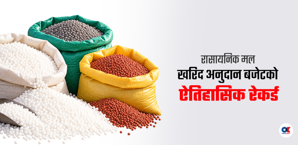 बर्सेनि चुलिँदै रासायनिक मल खरिद अनुदान बजेट, खर्बौंको भारले थिचिँदै राज्य