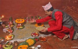 नौ रथाका नौ दिन कस्तो रङका पहिरन लगाएर पूजा गर्ने ?