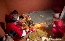 राखियो हनुमानढोकाको दशैं घरमा जमरा (तस्वीरहरू)