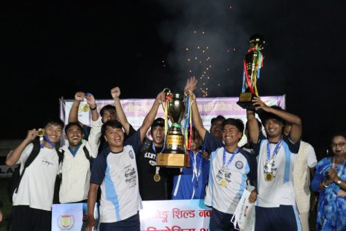 झरना रनिङ शिल्डको उपाधि चरङ्गे युथलाई