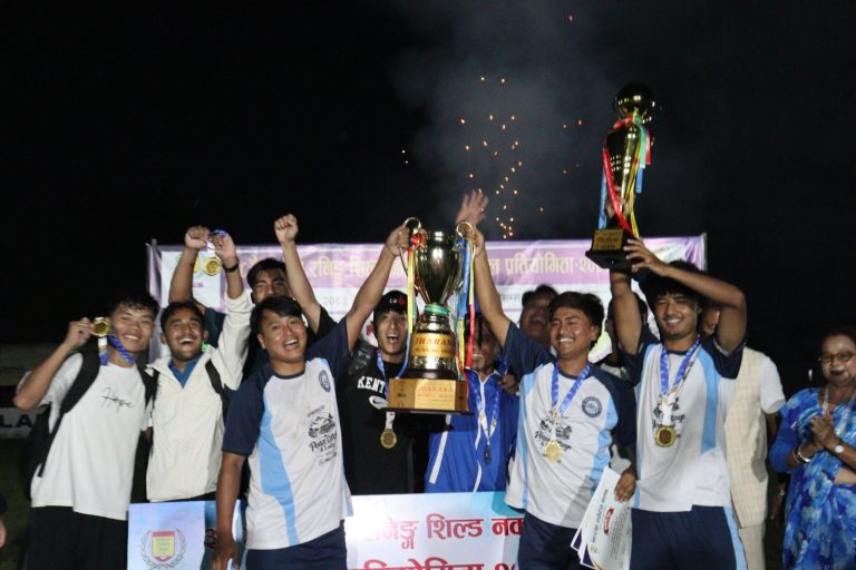 झरना रनिङ शिल्डको उपाधि चरङ्गे युथलाई