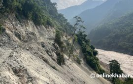 कृष्णभिरको पहिरो छल्नेगरी गोरखातर्फ यसरी बन्दैछ वैकल्पिक सडक