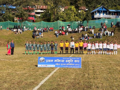 मझिया स्मृति कप महिला फुटबलमा पदमा स्पोर्ट्स क्लबको फराकिलो जित