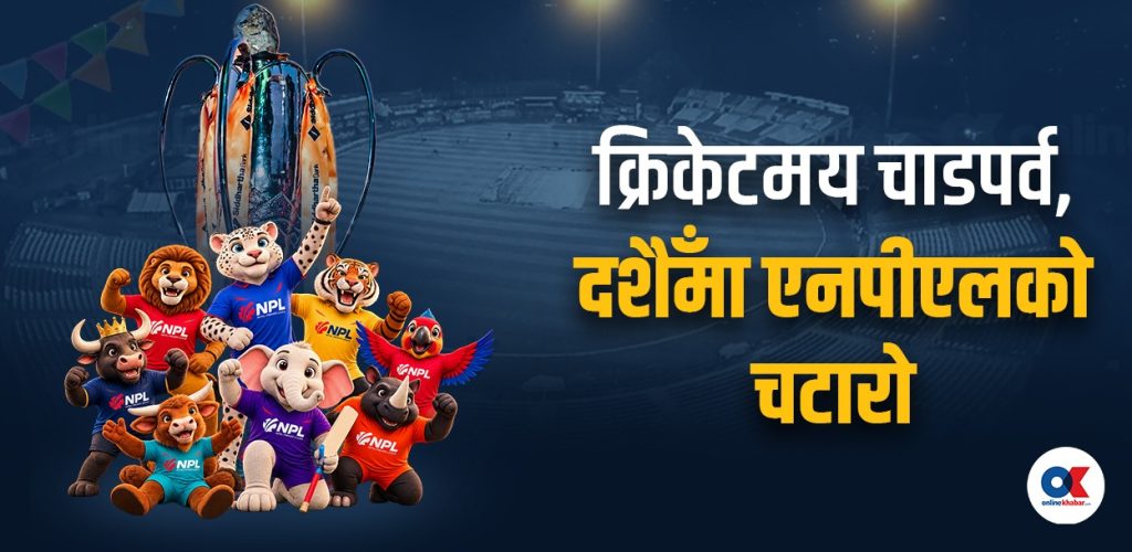 दसैंको रौनकमा एनपीएलको चटारो, क्रिकेटमय बन्दै चाडपर्व
