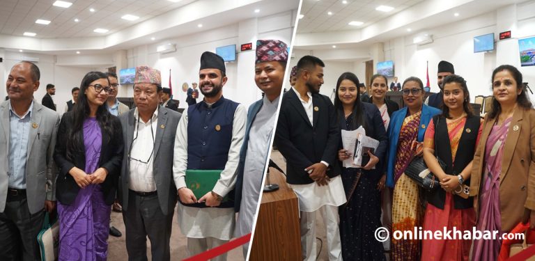 बर्खे अधिवेशनको अन्तिम बैठक : सांसदहरू हात मिलाउँदै, तस्वीर खिचाउँदै (फोटो फिचर)