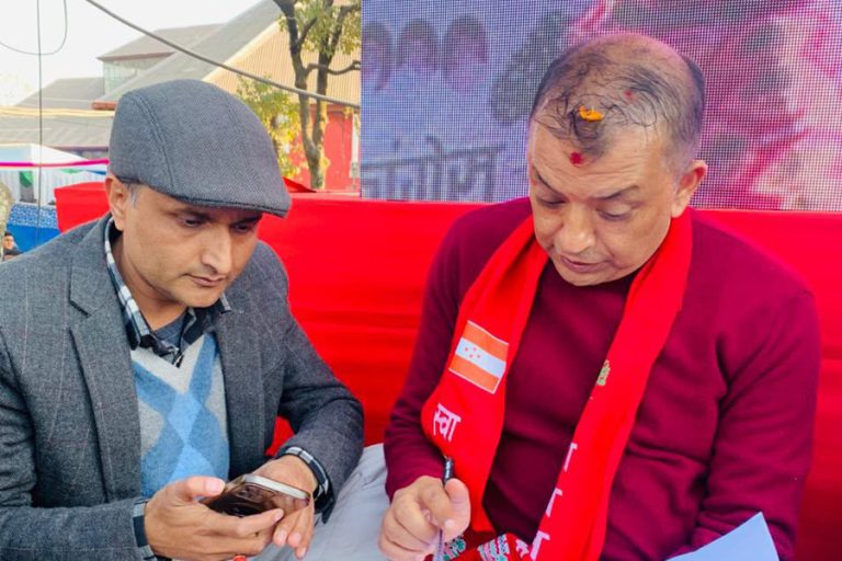 गगनका प्रमुख राजनीतिक सल्लाहकार बागलुङबाट महाधिवेशन प्रतिनिधि