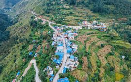 भूकम्पको केन्द्र रामीडाँडासहित बारेकोटको प्राकृतिक दृश्य (तस्वीरहरू)