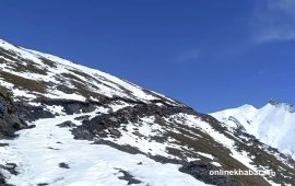 मुकोट हिमालको काखसम्म पुग्यो सडक, ५ हजार ७ सय मिटर उचाइमा निर्माणको चुनौती