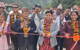 रुकुमपश्चिमको शीतलपोखरी–चुन्वाङ सडकले २७ वर्षपछि गति लिँदै