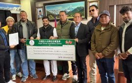 ताइवानमा बस्ने नेपालीले राहतकोषमा जम्मा गरे ३१ लाख