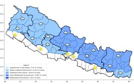 आज देशका केही ठाउँमा चट्याङसहित वर्षा हुने